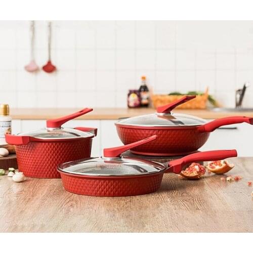 Korean Electric Stove Frying Pan Set Kitchen Cookware Non Stick Sizzling Induction Medical Stone Skillet Sartenes Cooking Pot E5