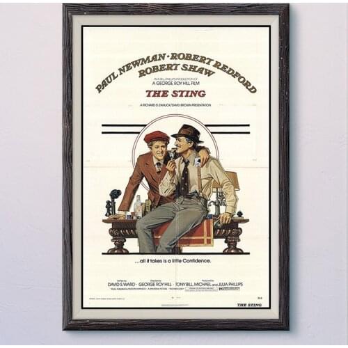 N517 THE STING Vintage Classic Movie Wall Silk Cloth HD Poster Art Home Decoration Gift