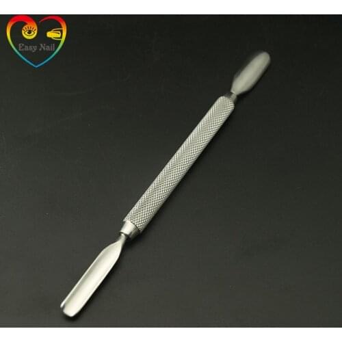 EasyNail 1PCS Nail File Cuticle Spoon Remover Manicure Trimmer Cuticle Pusher Stainless Steel Nail Tools,high qualityBeauty tool