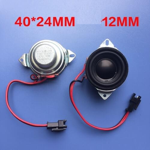 New sound speaker 8 ohms 1 watt 8R 1W speaker 40*24mm thick 12mm Loudspeaker