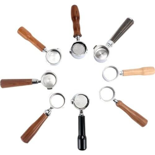 Coffee Bottomless Portafilter for Delonghi EC0310/EC35.31/EC311 Filter 51MM Replacement Filter Basket Coffee Accessories