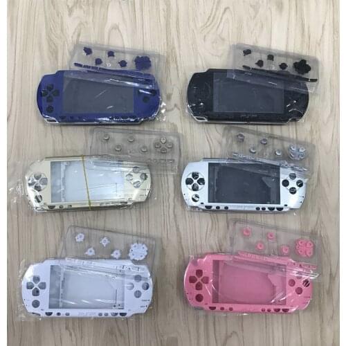 Made in china for psp1000 for psp 1000 fat console case shell housing repair with button sticker screws