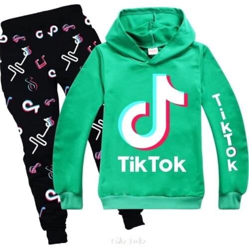 Tik Tok 2-15Y Fashion T-shirts Kids Hoodies for Girls Childrens Sweatshirt for Boys Girls SweatShirt Child Boy Hoodies Clothes