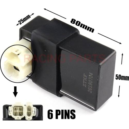 6 Pins Motorcycle CDI Ignition Box for Chinese Scooter GY6 125CC 150cc Universal ATV Part Motorcycles Accessories