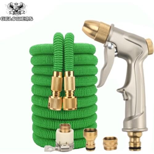 High Quality Light Garden Watering Hose Wear-resistant Telescopic Magic Hose EU car Wash Hose Metal Car Wash Garden Supplies