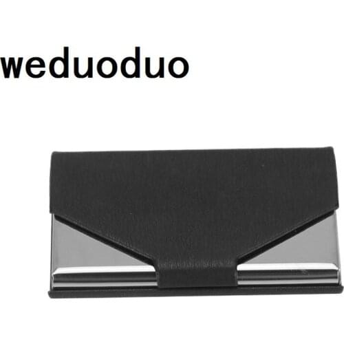 Weduoduo business card case stainless steel Aluminum Holder Metal Box Cover Credit Men business card holder card metal Wallet
