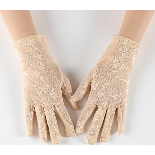 Womens Summer UV-Proof Driving Gloves Gloves Lace Gloves brand new and high quality Lace about women gloves mittens