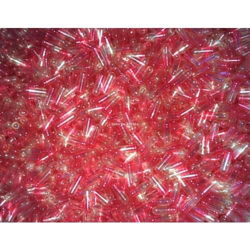 1# 5,000pcs,pink translucent-clear colored empty hard gelatine capsules( joined or seperated capsules available)