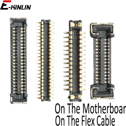 2pcs\lot For iPhone 5 5S 5C SE 2016 LCD Display Touch Screen Digitizer FPC Connector On Motherboard Flex Cable