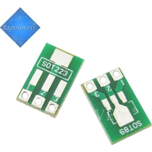 20pcs/lot SOT89 SOT223 to DIP PCB Transfer Board DIP Pin Board Pitch Adapter keysets In Stock