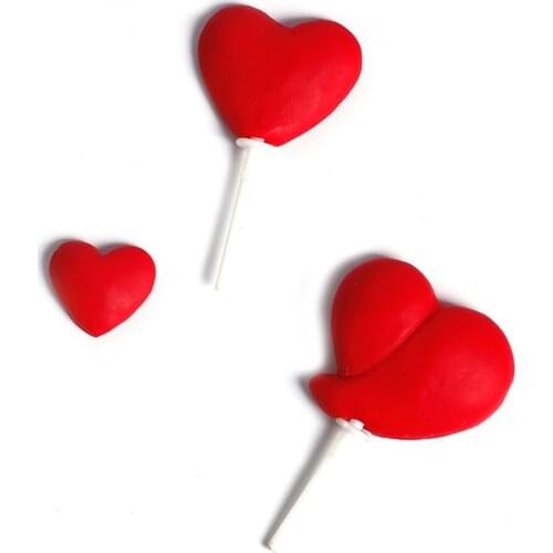 3Pcs Love birthday cake decoration wedding engagement celebration childrens anniversary party dessert products creative baking