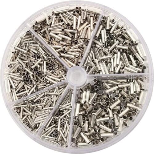 Promotion! 1900pcs 0.5-2.5mm2 Insulated Copper Crimp Wire Connector Cord End Terminal Kit Set