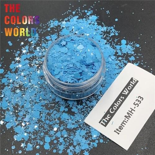 TCT-164 Mix Shape Mix Size Nail Glitter For Nail Art DIY Decoration BodyArt Decoration Makeup FacePainting Paint Manual Art DIY