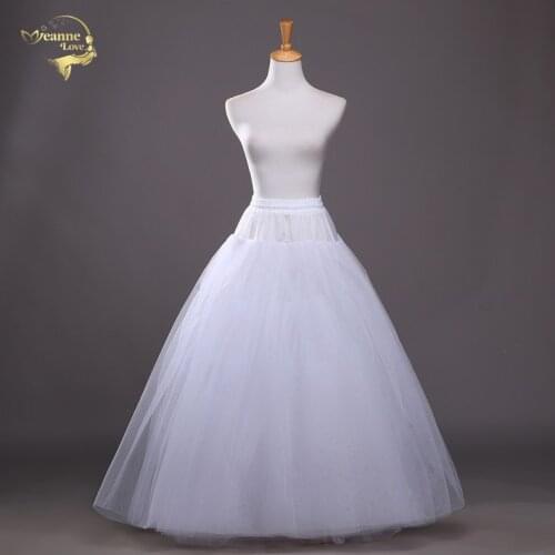 4 layers of Hard Tulle Petticoat Underskirt Slip Wedding Accessories Chemise Without Hoop For Wedding Dress Crinoline Jupe Slip