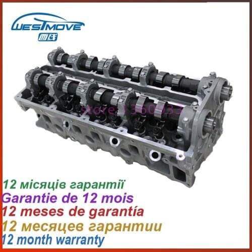 Complete cylinder head assembly for Ford Ranger Everest Mazda pick-up BT-50 BT50 2499CC 2.5 TDI DOHC 16V 2009- ENGINE : WE WL