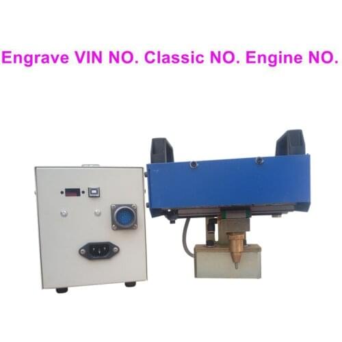 Factory price dot peen engraving machine,pneumatic dot peen marking machine for aluminum 125*30mm