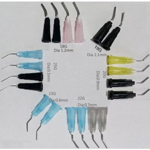 100pcs Dental Endo Irrigation needle tip 25G/27G/30G End-Closed Side Hole Endo Syringe