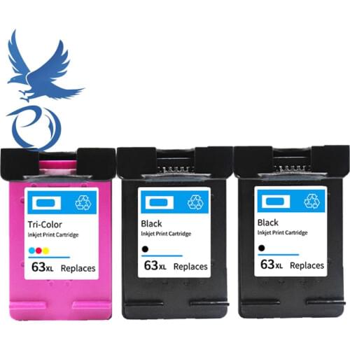63XL Cartridge Compatible for hp 63 XL Ink Cartridge for hp63 Deskjet 1110 2130 2131 2132 3630 3830 4510 4520 4650 4652