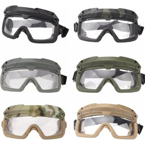 Cool Airsoft Hunting Goggles Shooting Glasses Motorcycle Windproof Wargame Goggles Helmet Eyewear Paintball Eye Protection