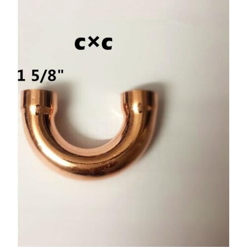 1 5/8 " 42mm 180 degree Return Bend C X C copper elbow brass fitting refrigeration parts air condition fittings pipe fitting