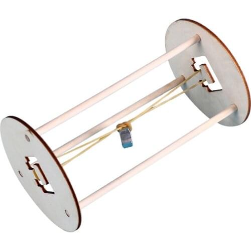 Student DIY gravity roller assembly model remote control educational toy material kit childrens educational toy