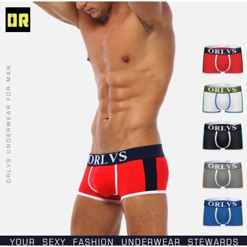 ORLVS mens underwear wish supply cotton body shaping hip boxer shorts mens one generation OR101