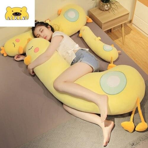 Yellow Duck Pillow Sleeping Cotton Filled Soft and Comfortable Sleeping Partner Duck Padded Pillow Super Cute High Bounce