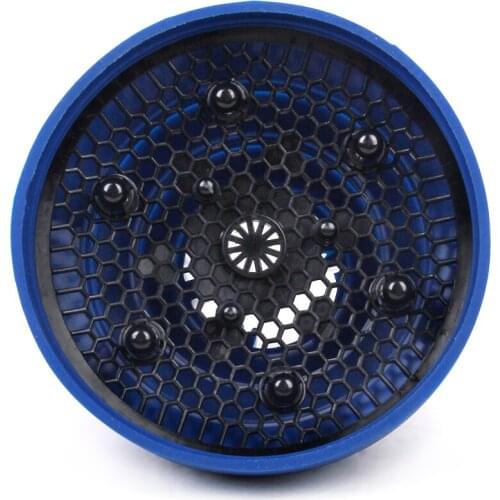 Hot Hair Blow Dryer Diffuser Retractable Portable useful Tool Silicone Folding Blue Salon Styling Tamer Tool