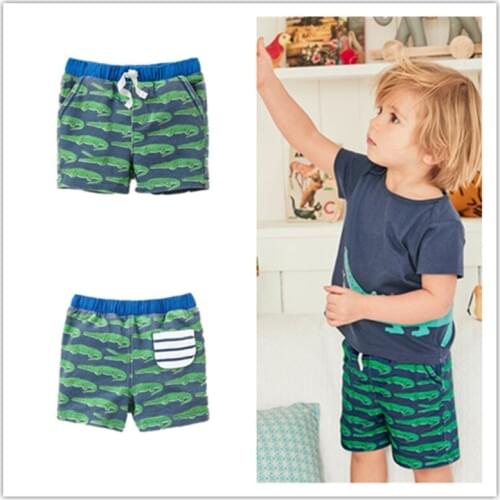 2019 boys shorts summer boy cartoon trousers childrens cotton sports boys beach shorts kids boys active short pants lm007s