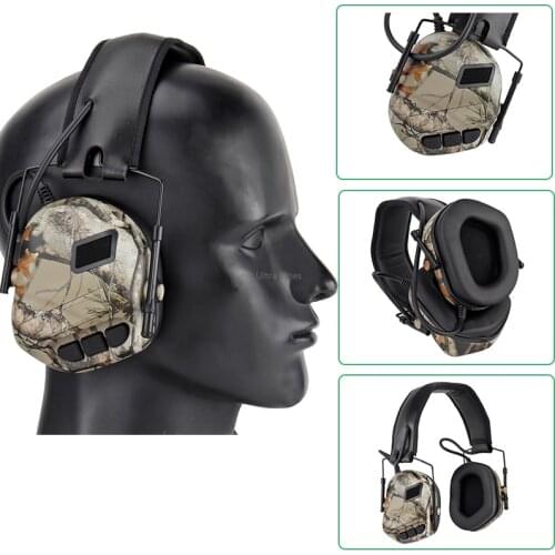 Anti-noise Tactical Helmet Headset Military Ear Protection Shooting Headphones Hunting Cs Army Airsoftsports Paintball Headsets
