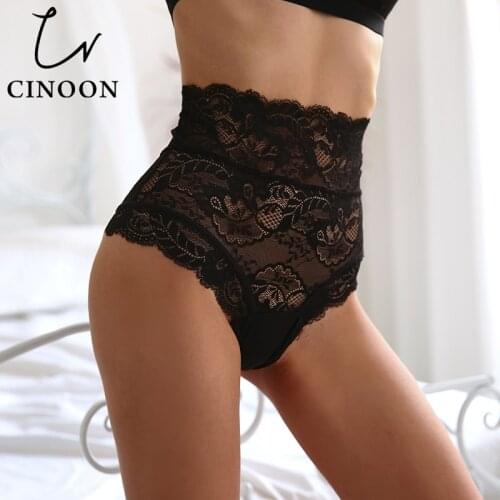 CINOON WomenS Panties Sexy Lingerie Thongs G String Cross Bandage WomenS Underwear Ladies Panties Sets With High Waist