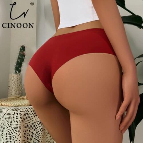 CINOON Panties For Women Seamless Panty Set 5 Colors Underwear Sexy Low Waist Briefs Womens Underpants Lingerie Drop Shipping