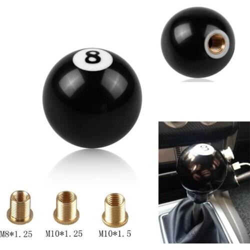 Universal Car Auto Truck 8 Ball Gear Shifter Lever Handle Shift Knob Column