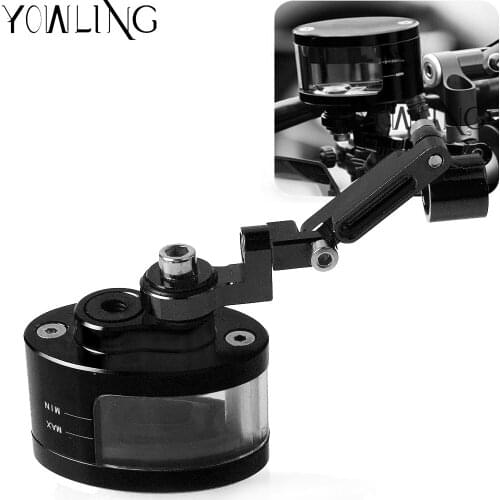 Universal Motorcycle Brake Fluid Reservoir Oil Tank with mounting kit For BMW K1200R K1300 S/R/GT SPORT K1200S K1300R