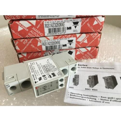 100% New Original Carlo Solid State Relay RGS1A23D50KKE RGS1A23D25KKE
