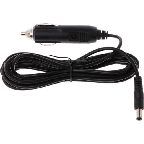 12V DC 5.5mm x 2.1mm Car Cigarette Lighter Power Plug Cord Adapter Cable