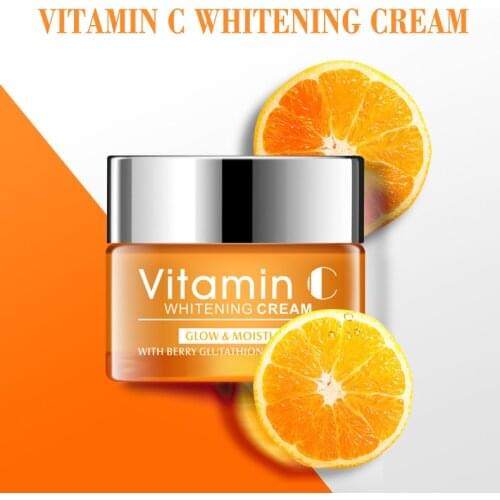 50ml VC Cream Fades Fine Lines Brightens Skin Tone Moisturizes and Hydrates Vitamin C Cream Shrinks Pores