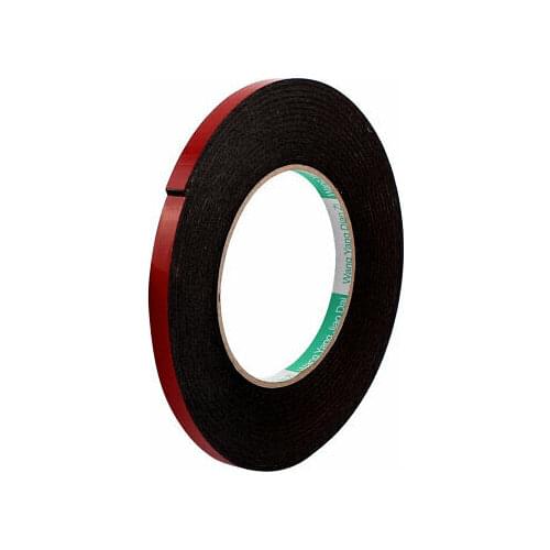 8mmx2mm Double Sided Sponge Tape Adhesive Sticker Foam Glue Strip Sealing 16Ft 5pcs