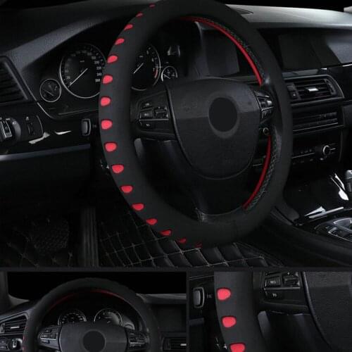 Diameter 38cm EVA Punching Car Steering Wheel Cover Fit For Most Cars Interior Accessories Car Steering-wheel Covers Skidproof