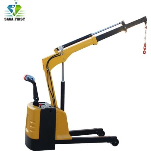 Hydraulic Electric Mobile heavy cargo Lifting Crane for Work Shop