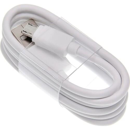 Universal Micro USB Cable 1M Charge Cord for Android Samsung S6 S7 Edge Xiaomi Huawei MP3 Microusb Wire 3ft Black /White 100pcs