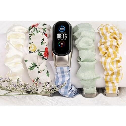 BOORUI fashion strap for xiaomi mi band 5 fabric mi band 4 strap new design replacement Belt for Mi band 3