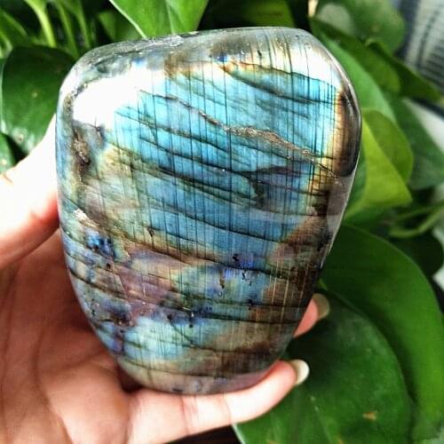 + Natural stones labradorite crystals for healing and home decoration chakra feng shui stones