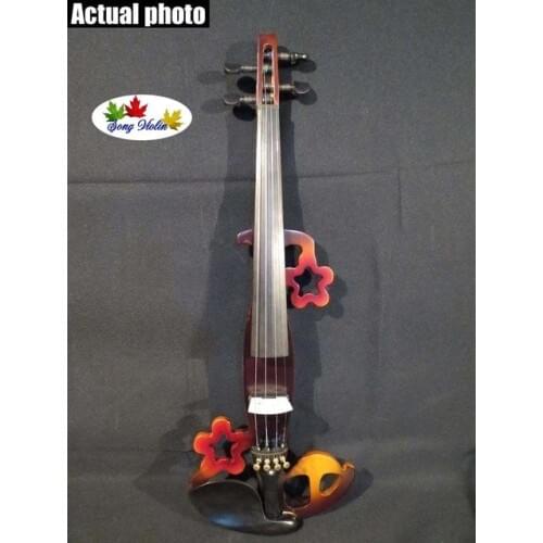 Newly model SONG Brand design streamline 4/4 electric violin,solid wood