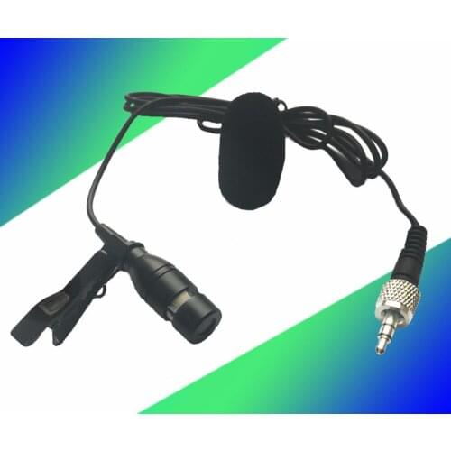 Professional Lavalier Lapel Tie Clip Cardioid Condenser Microphone For Sennheiser Wireless BodyPack Transmitter 3.5 mm Lockable