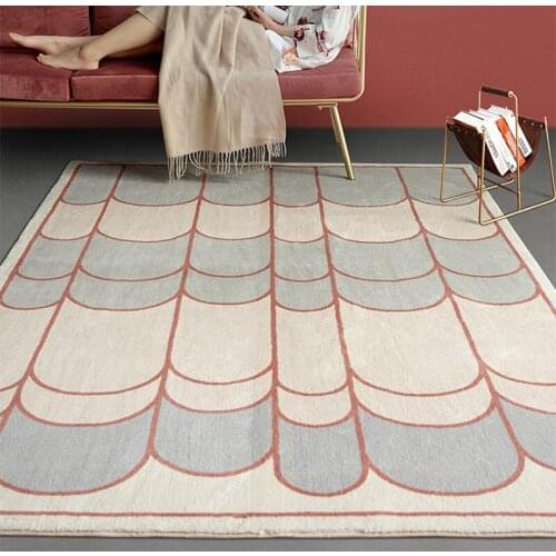 Lamb Velvet Thicken Living Room Carpet And Rugs For Bedroom Modern Nordic Study Coffee Carpet Floor Rug Children Bedside Table