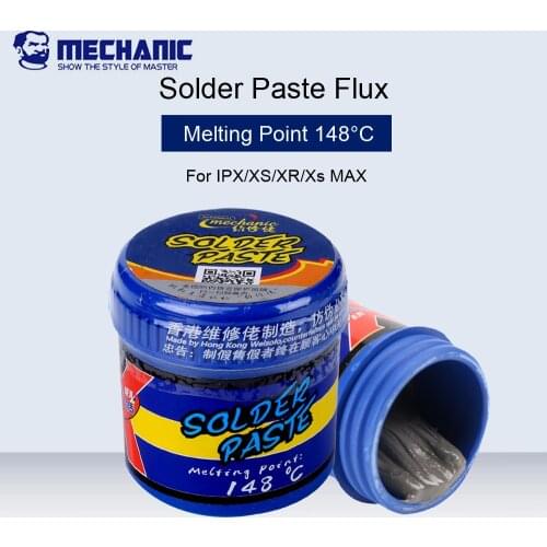 MECHANIC 148 Degree XP Special Solder Paste Flux For iPhone X/XS/XR/Xs MAX Tin Paste Lead-Free Low Temperature Tin Welding Paste