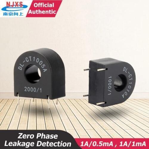 Pin Type PCB Residual Current Transformer DL-CT1005A 1A/0.5mA DL-CT1010A 1A/1mA small zero phase pcb mounting