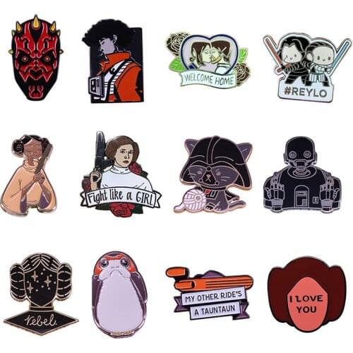 Creativity Anime Movies Hard Enamel Pins Brooches Women Men Lapel Badges Backpack Collar Fashion Jewelry Gifts For Kids Friend