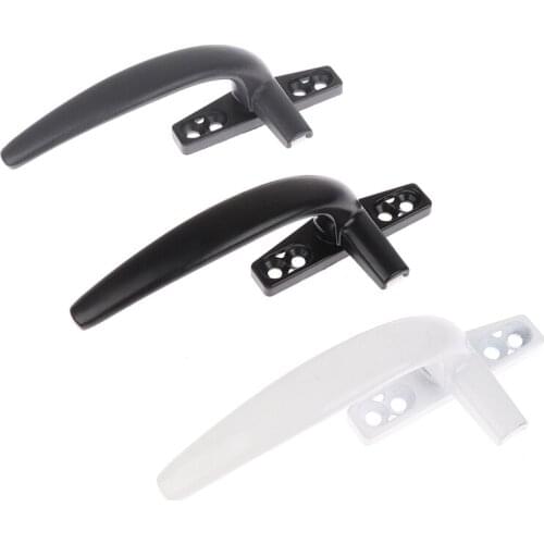 1pc Window Handle With Lock Inner Flat Open Inner Open Curtain Window Door Aluminum Alloy Handles Hardware